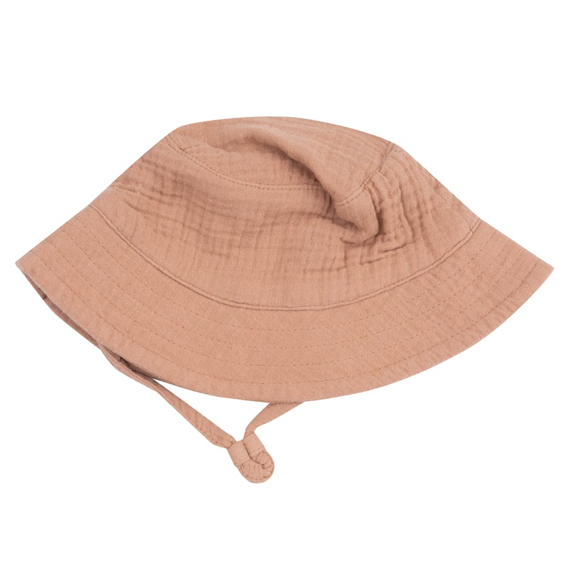 Bucket Hat – Solid Muslin Camel