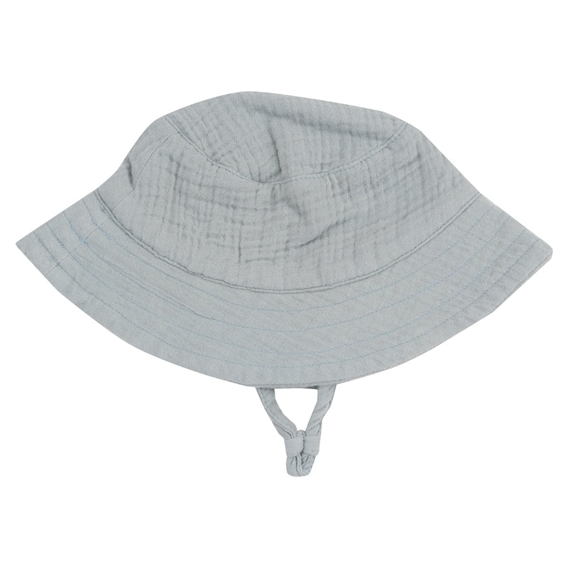 Bucket Hat – Solid Muslin Slate Gray