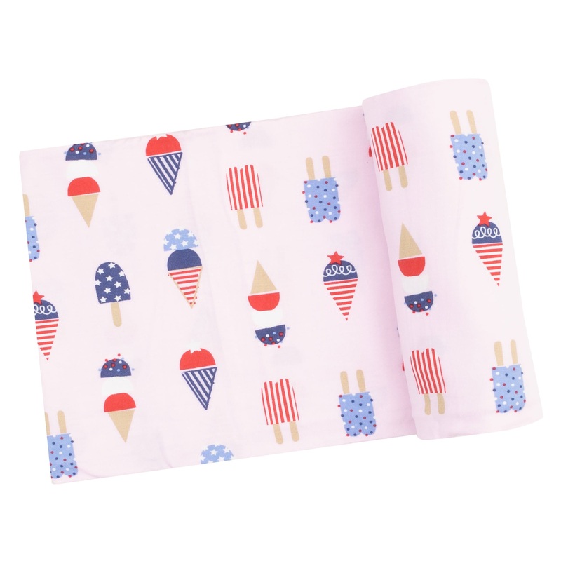 Swaddle Blanket – American Ice Cream – Pink