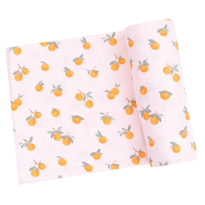 Swaddle Blanket – Sweet Clementines
