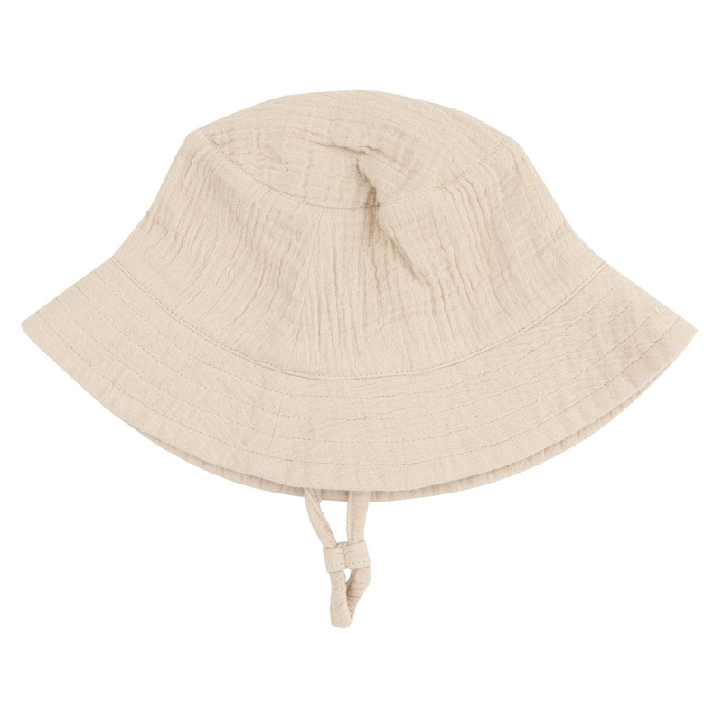 Bucket Hat – Solid Muslin Oxford Tan