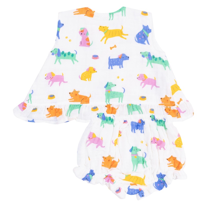 Ruffle Back Top & Bloomer – Good Dog Club