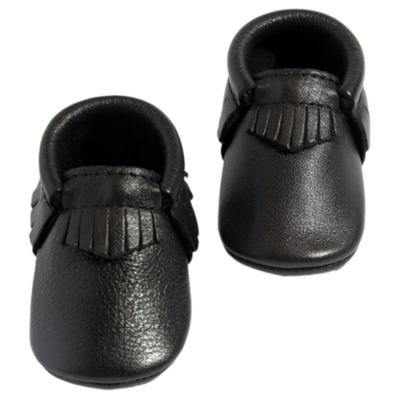 Ebony Moccasin Baby Shoe
