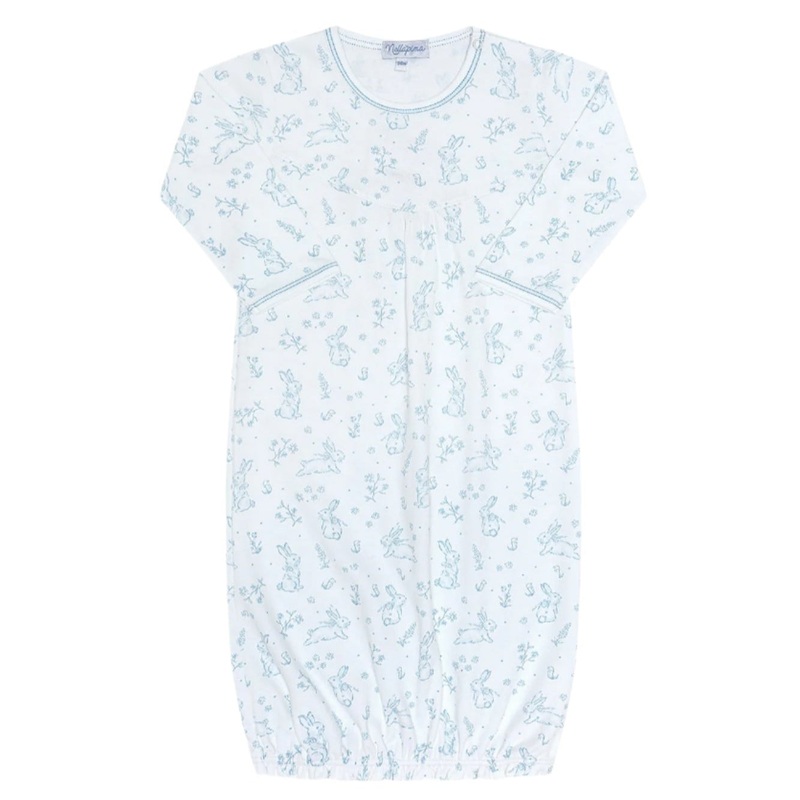 Blue Bunny Toile Gown