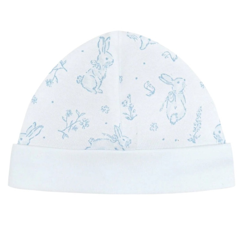 Blue Bunny Toile Hat