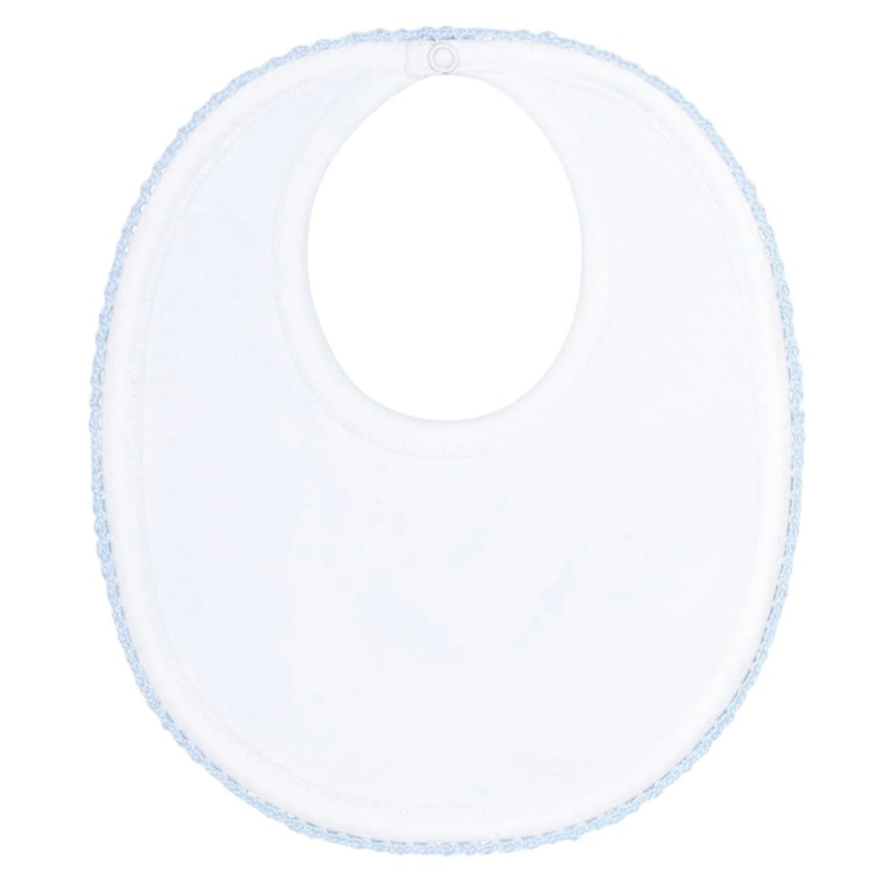 Blue Crochets Bib