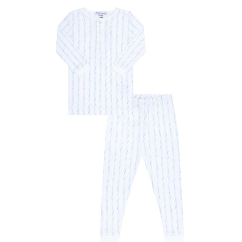 Blue Twirls Pajamas