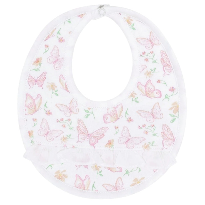 Butterflies Print Bib