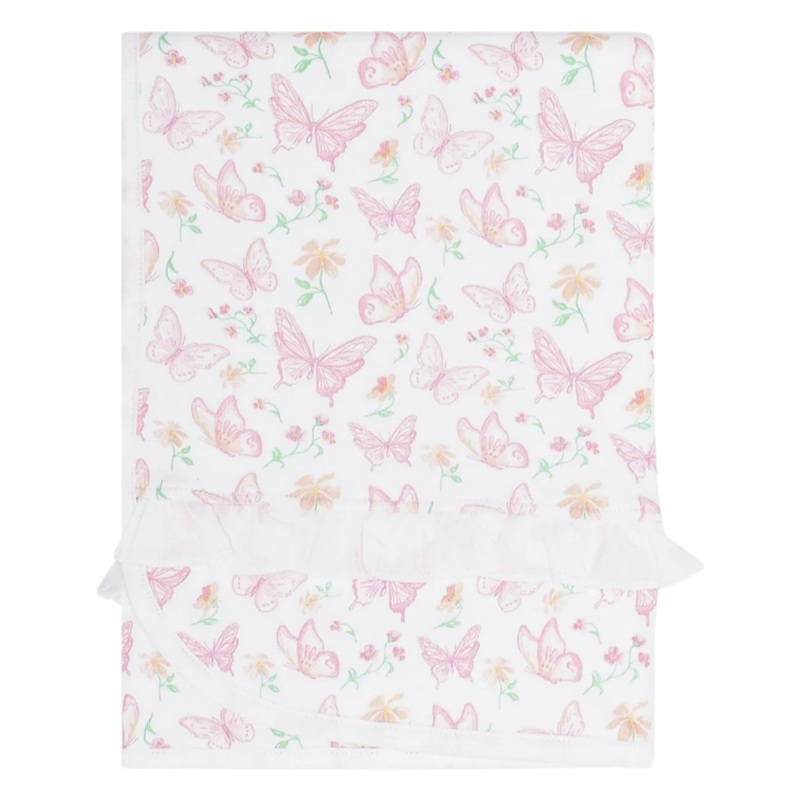 Butterflies Print Blanket