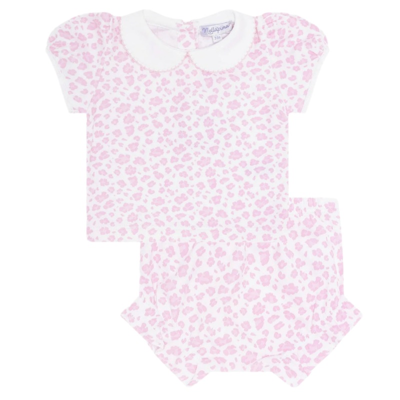 Pink Cheetah Print Diaper Cover Set