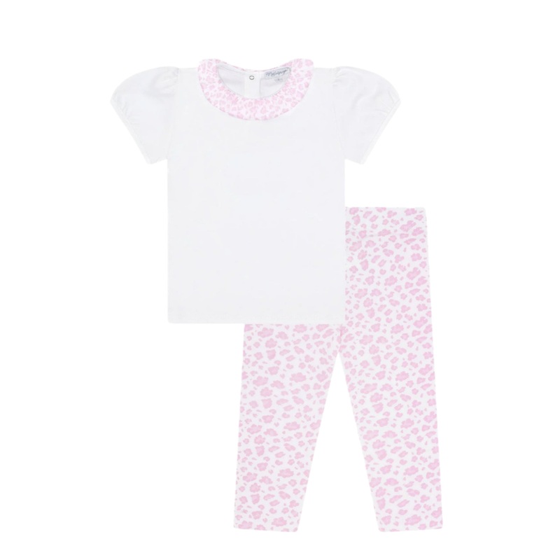 Pink Cheetah Tee-Leggings Set