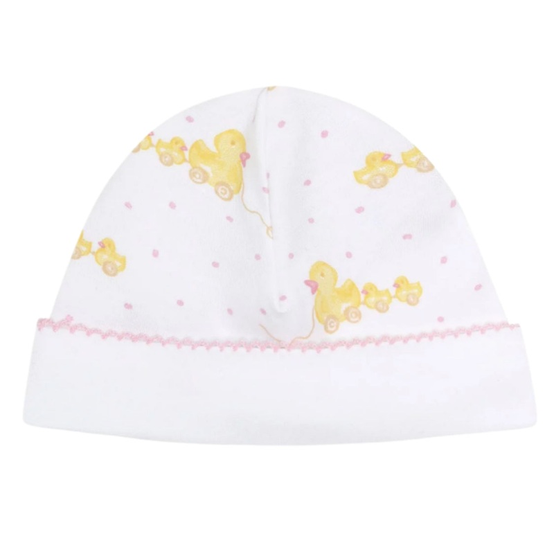 Pink Ducks Print Hat
