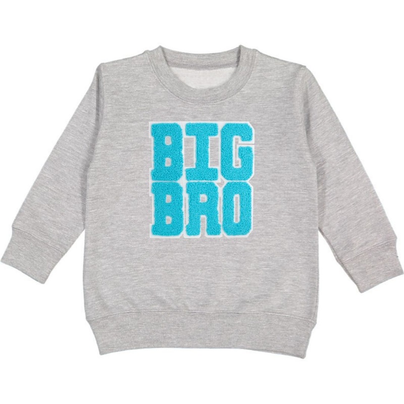 Big Bro Patch Sweatshirt – Gray