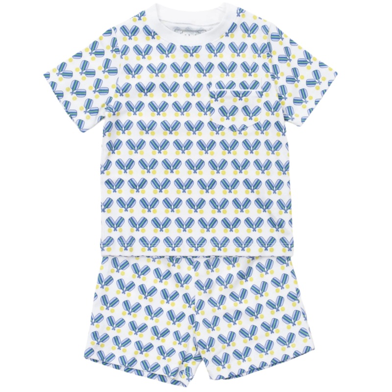 Charles Boys’ Short Set – Pickleball Blue