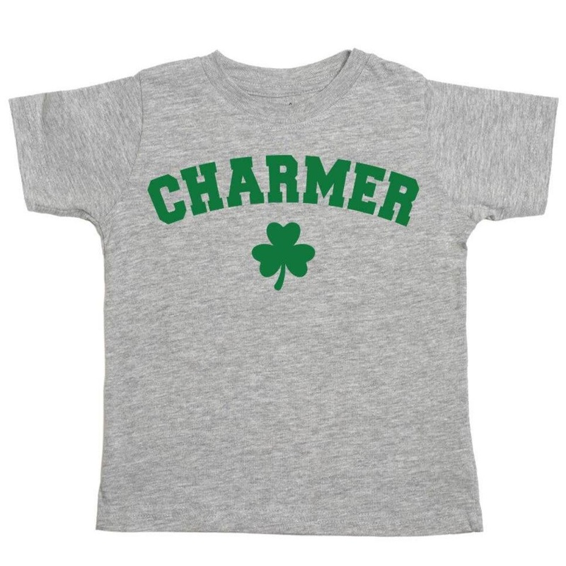 Charmer Short Sleeve Gray Shirt