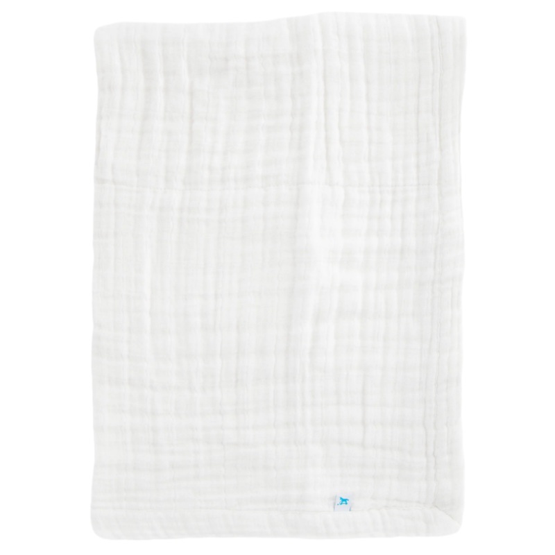Cotton Muslin Baby Quilt – White