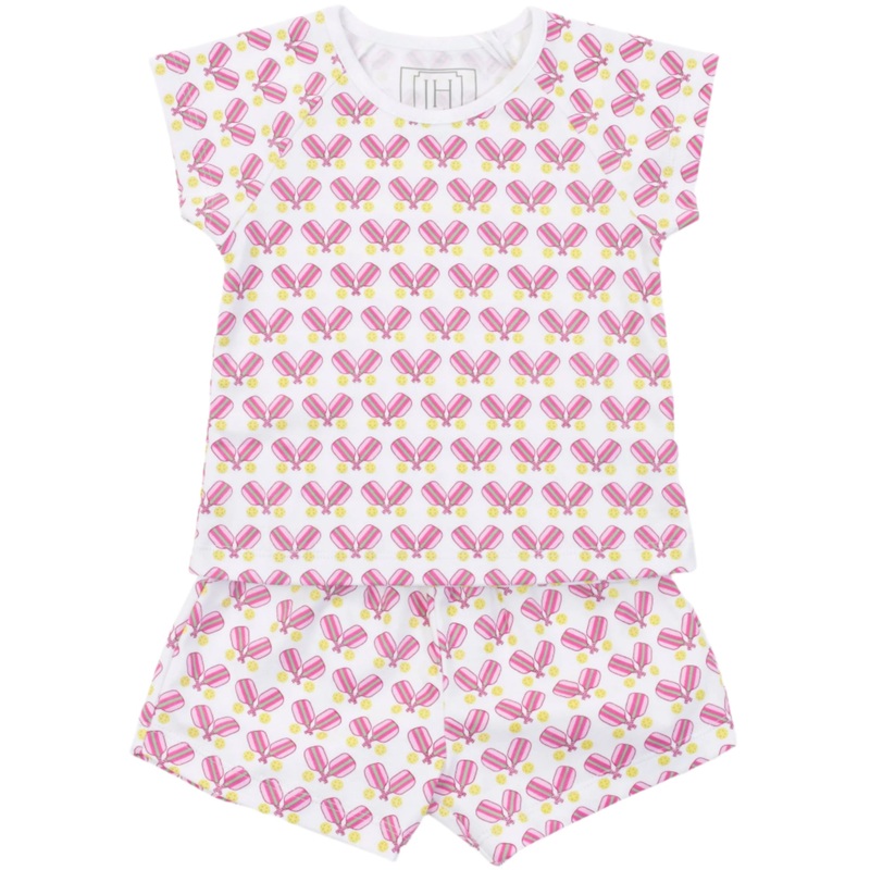 Emery Girls’ Short Set – Pickleball Pink
