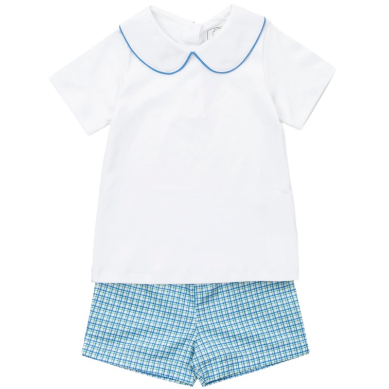 Field Boys’ Woven Short Set – Hampton Plaid