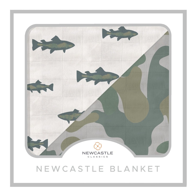 Gone Fishing and Hunter’s Camo Newcastle Blanket