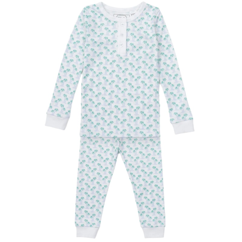 Jack Boys’ Pajama Pant Set – Palm Tree Isle Blue