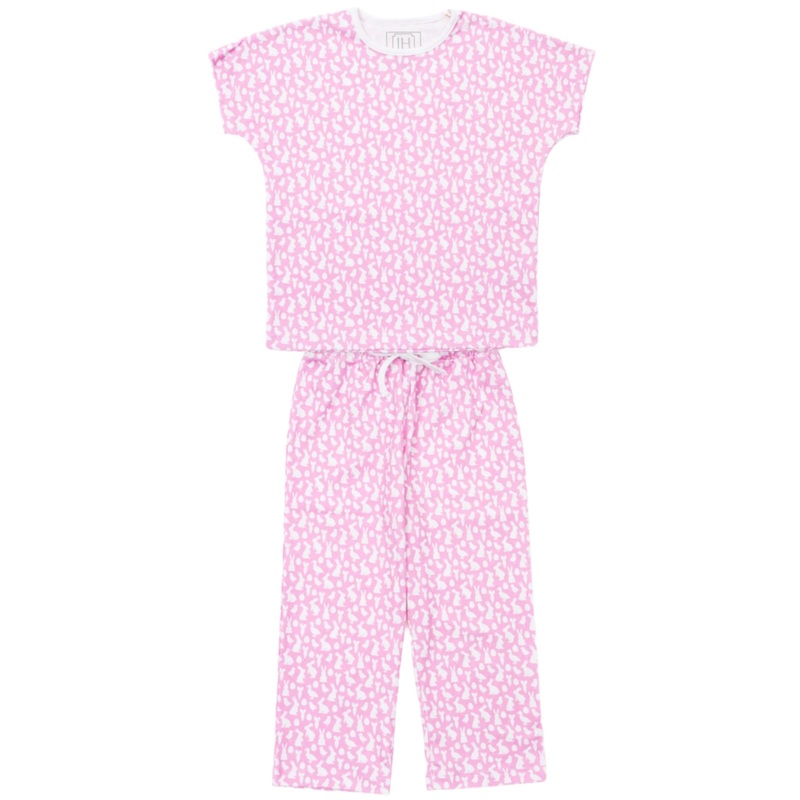 Merrick Girls’ Pant Set – Easter Time Pink