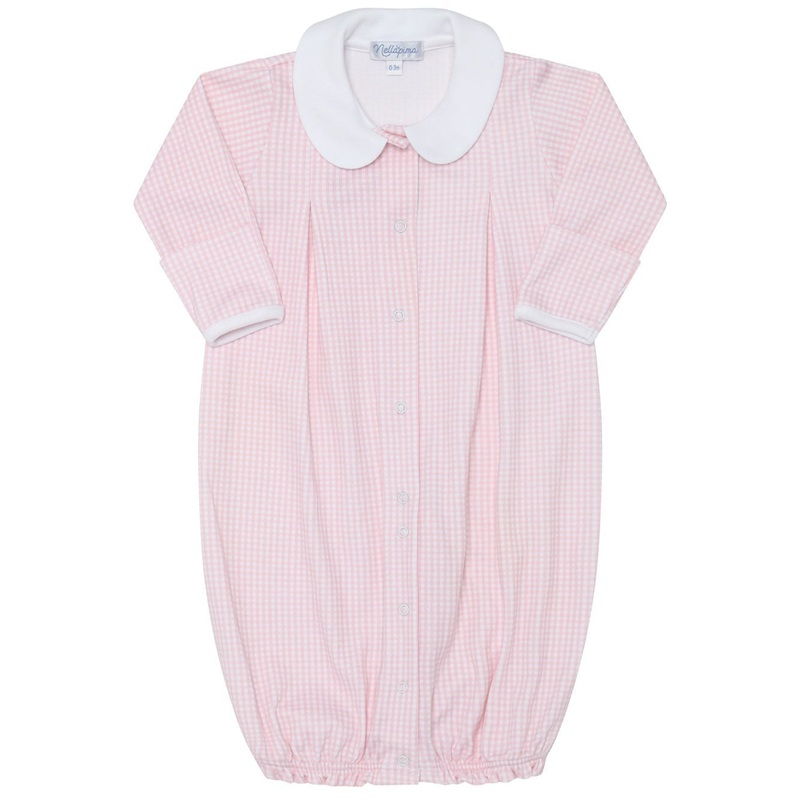 Pink Gingham Converter Gown