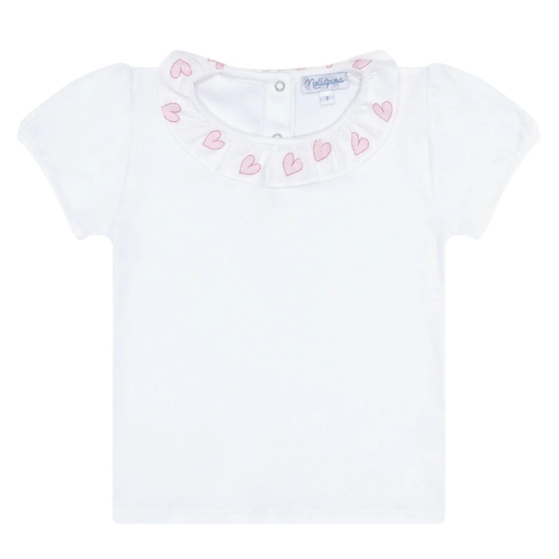 Pink Heart Print Tee