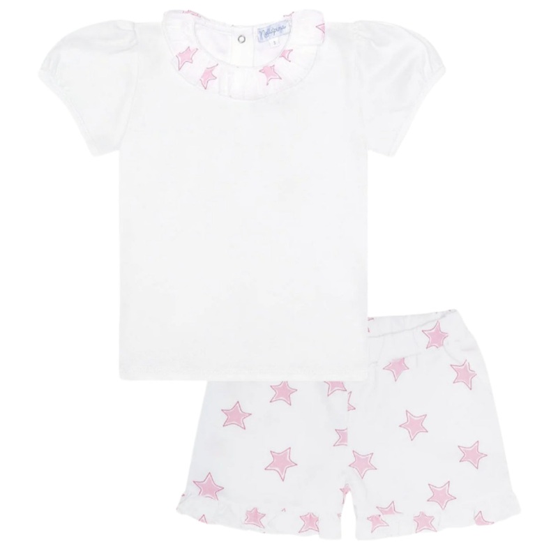 Pink Stars Short Set