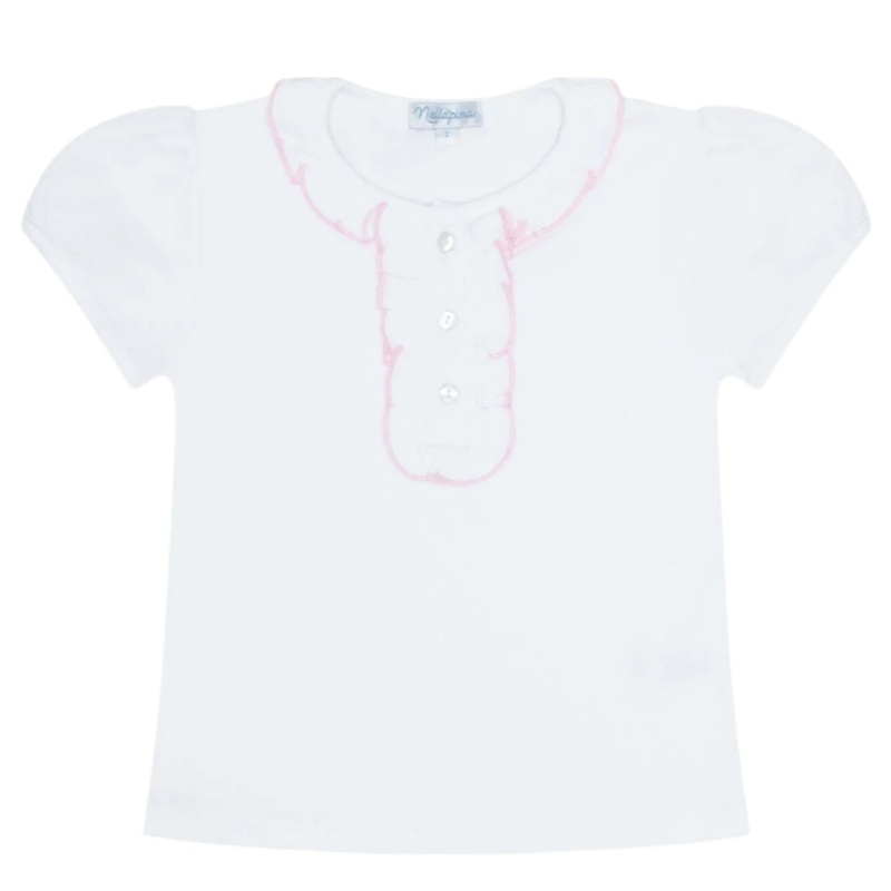 Ruffle Short Sleeve Tee