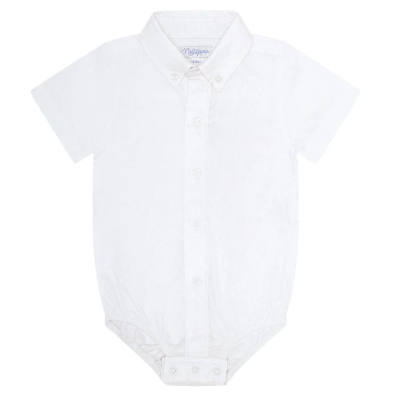 White Pima Cotton Onesie Shirt