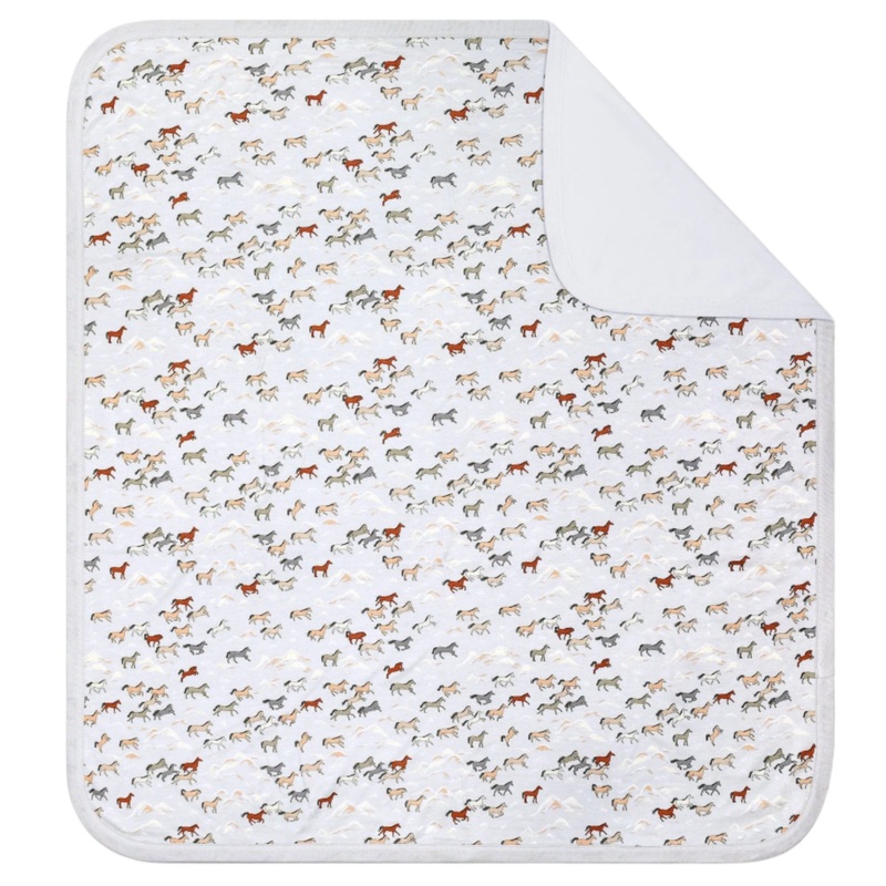 Bamboo Blend Baby Blanket – Wild Horses