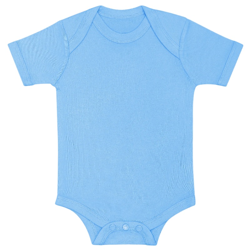 Bamboo Blend Essential Onesie – Baby Blue