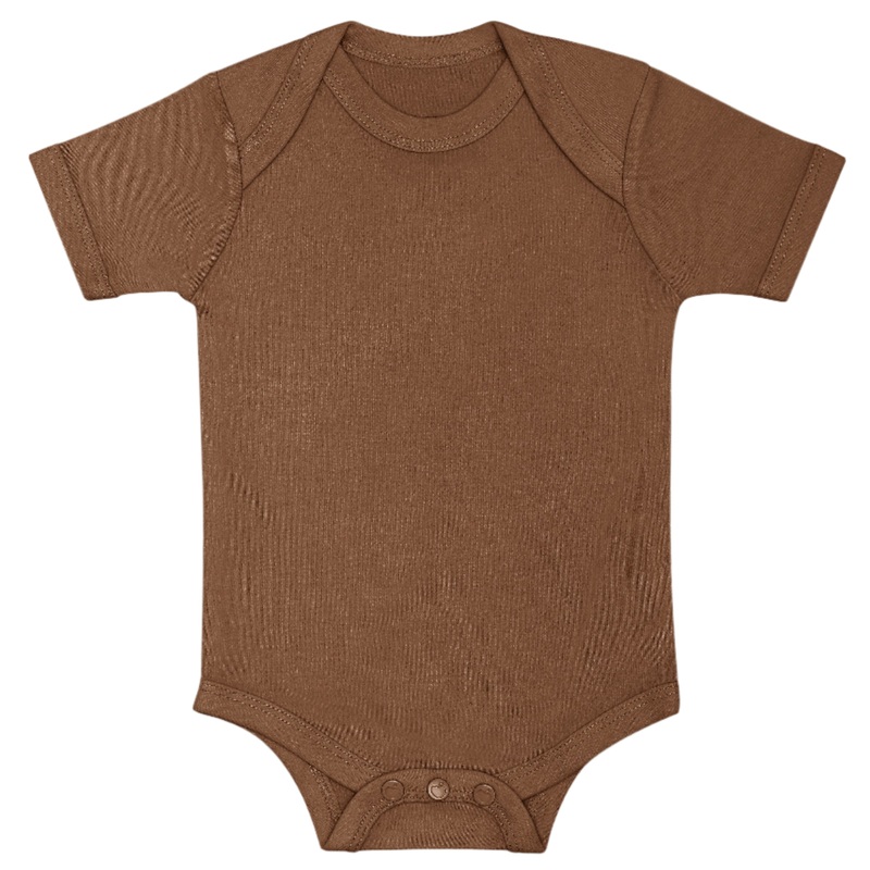 Bamboo Blend Essential Onesie – Caramel