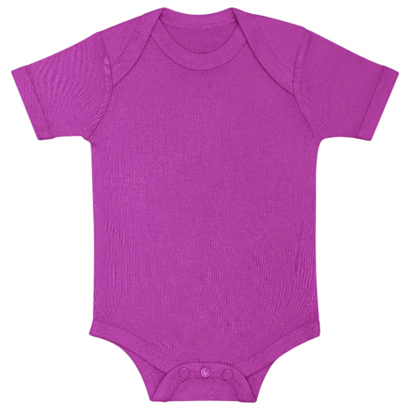 Bamboo Blend Essential Onesie – Raspberry