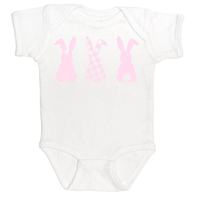 Gingham Bunny Short Sleeve Bodysuit