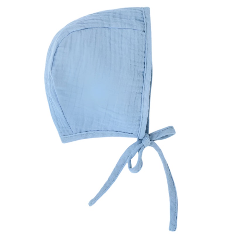 Muslin Bonnet – Blue