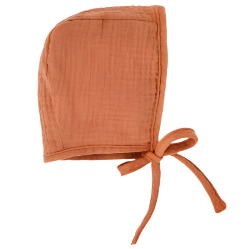 Muslin Bonnet – Rust
