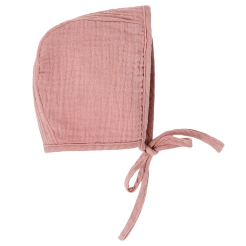 Muslin Bonnet – Terra Cotta