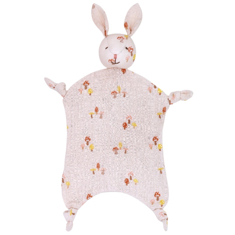Muslin Bunny Lovey – Mini Mushroom
