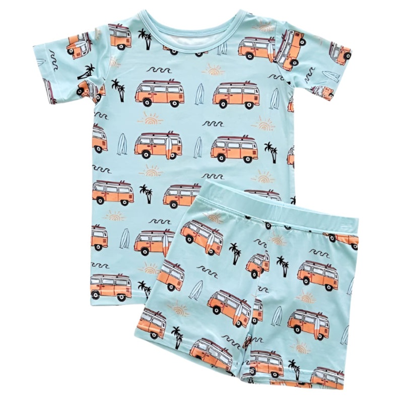 Bamboo Shorts Set | Retro Beach