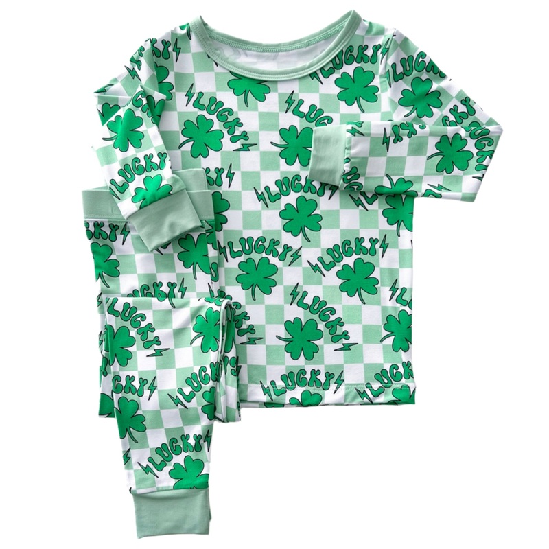 Bamboo Two Piece Set | Lucky Shamrock