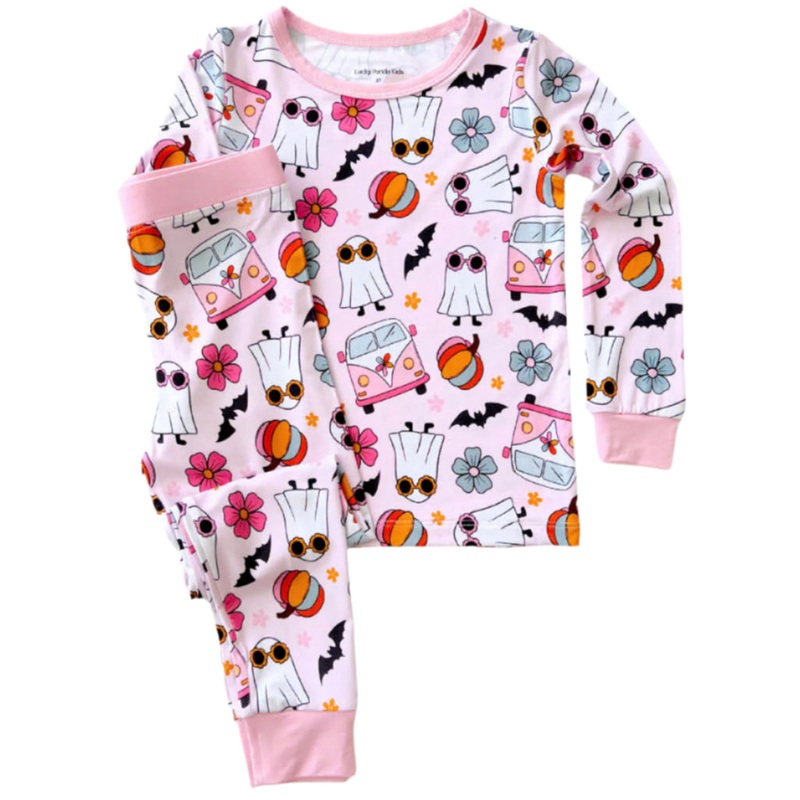 Bamboo Two Piece Set | Retro Ghost