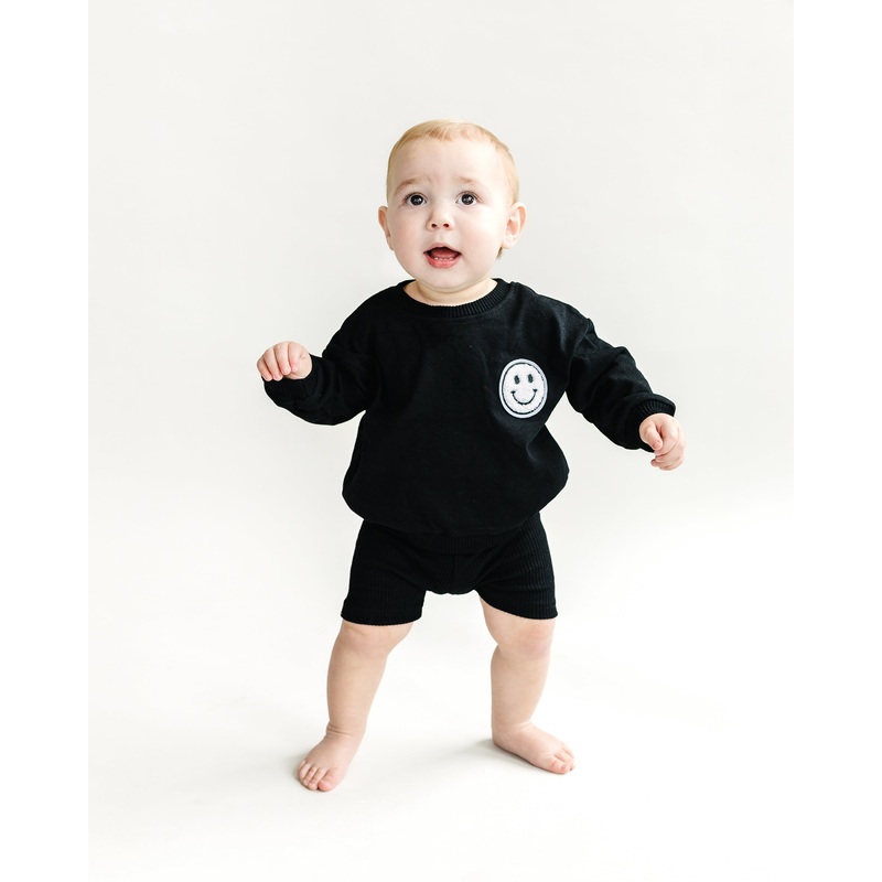 Biker Shorts Set | Black