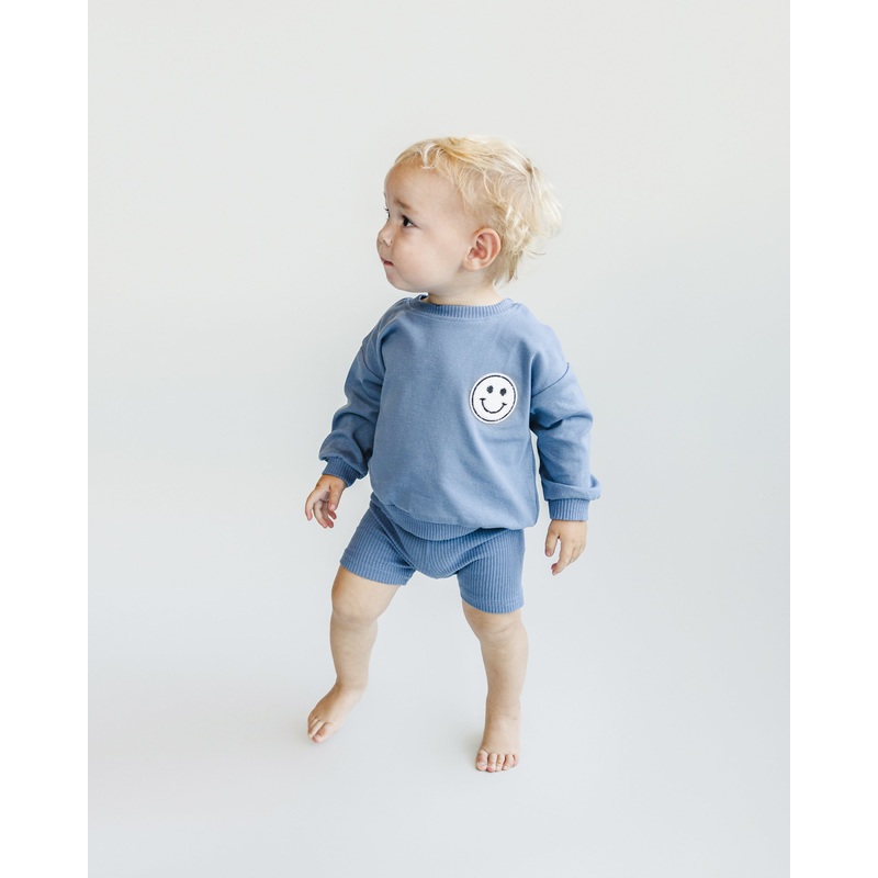 Biker Shorts Set | Blue