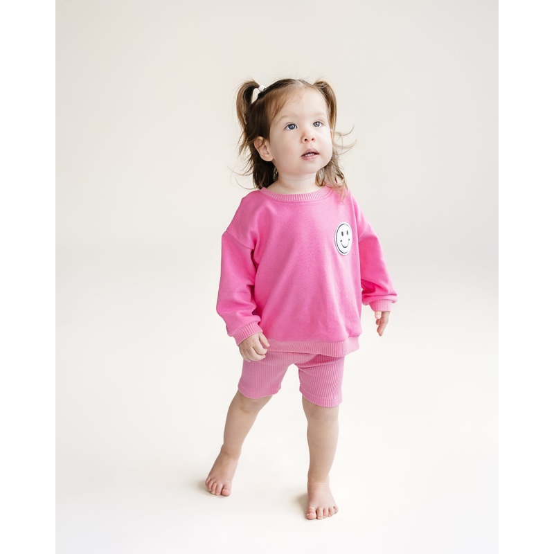 Biker Shorts Set | Pink