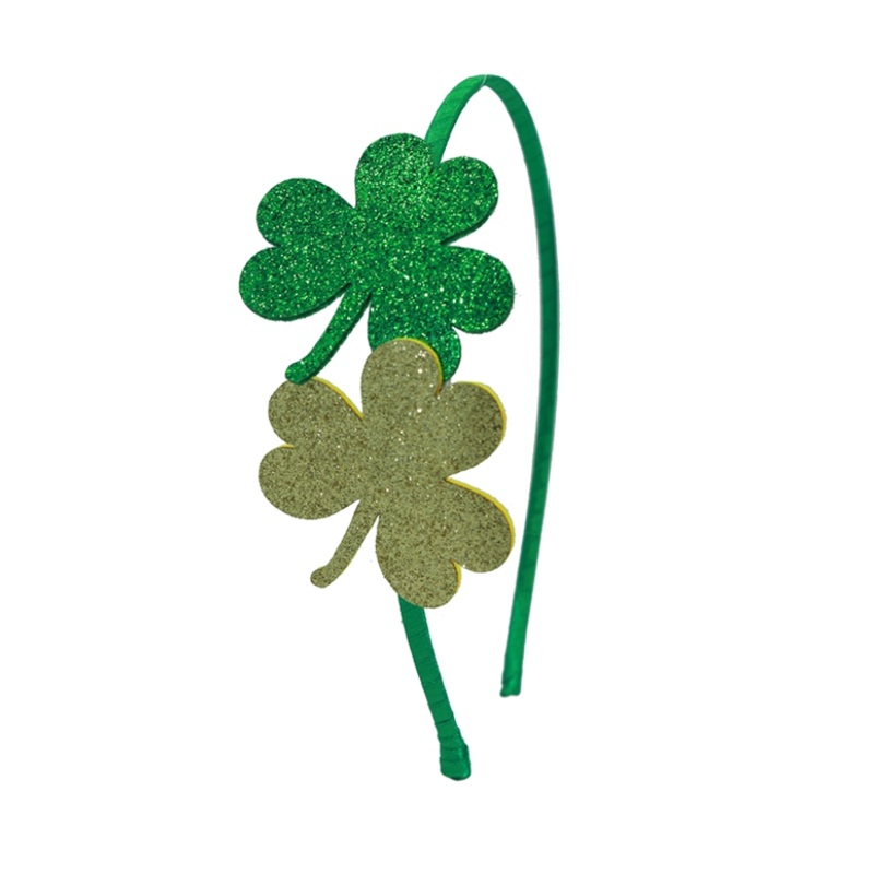 Glitter Shamrock Headband