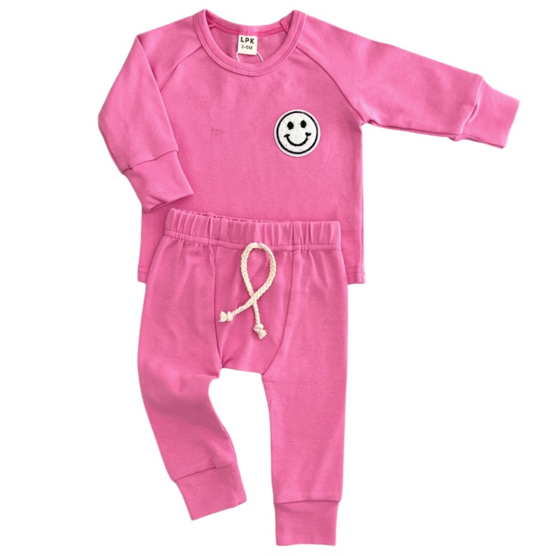 Lounge Set | Smiley Bubble Gum