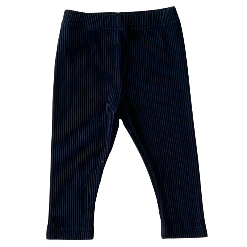 Ribbed Leggings | Black