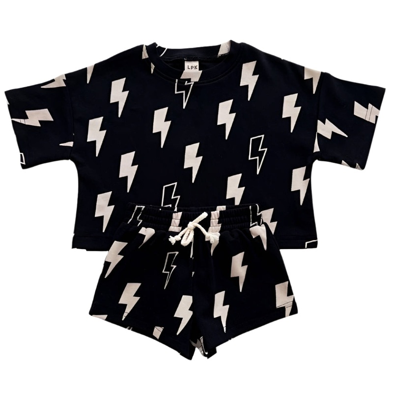 Shorts Set | Black Bolts