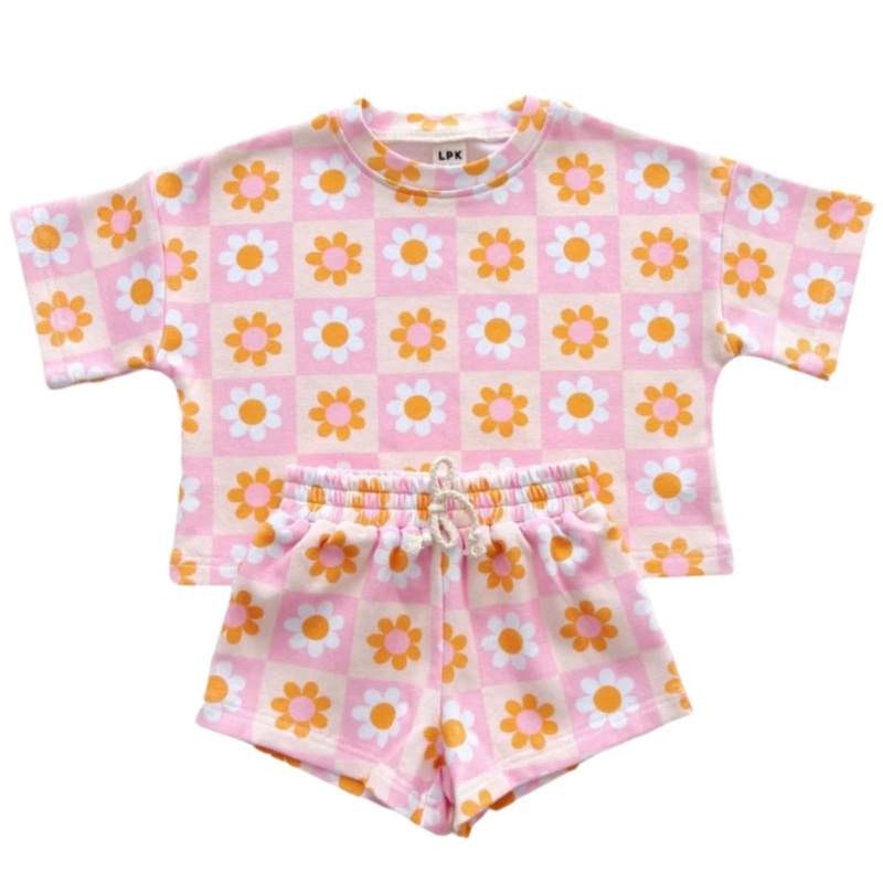 Shorts Set | Retro Daisy